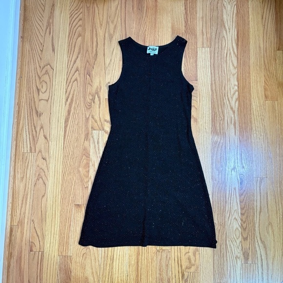 JUMP Vintage 90s Y2K USA Sparkly Stretchy Sleeveless Dress Whimsigoth Grunge S/M - Picture 4 of 13
